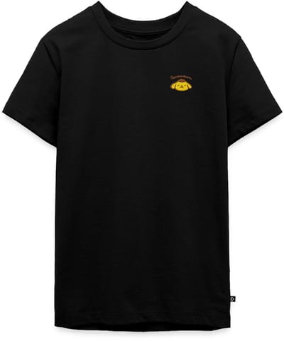 Pompompurin Geborduurd Portret Premium T-Shirt Tiener