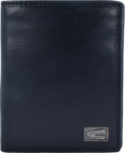 camel active Leren Portemonnee Japan Combi Wallet Black Zwart