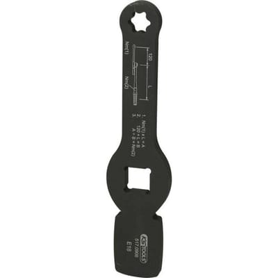 KS Tools 517.0908 3/4 slag-Torx-E-sleutel met 2 slagvlakken, E18