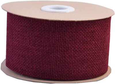Decoratieve Jute Lint van 10m en 5cm Breed voor Kerst, Cadeauverpakking, Ambachten en Bruiloften