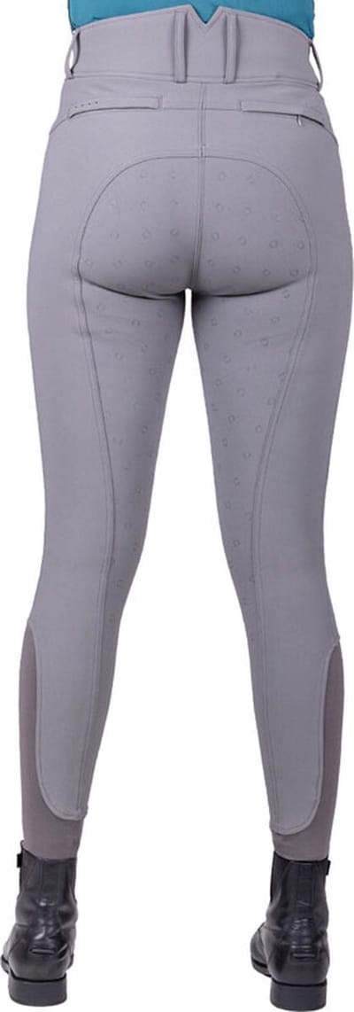 QHP Rijbroek Victoria Full Grip Grijs - 40