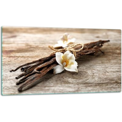 TMK ArtDeko Serie - Snijplank - Glas - 52x30cm - Bloemenmotief