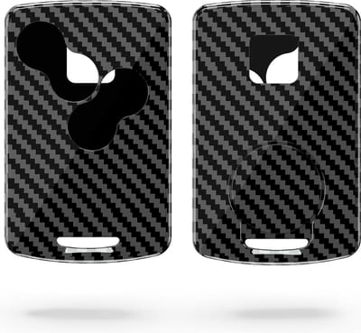 kwmobile autosleutelhoes geschikt voor Renault 4-knops Keycard (Keyless Go) - hardcover beschermhoes - Carbon design - zwart
