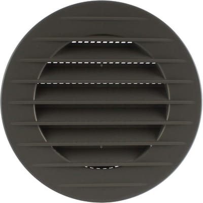 Rond Ventilatie Rooster met Geïntegreerd Insectengaas - Diverse Diameters en Kleuren