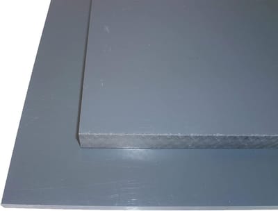 PVC Platen - Kunststof Platen - Bouw Projecten - Op Maat Gesneden - 30x60 cm - Grijs
