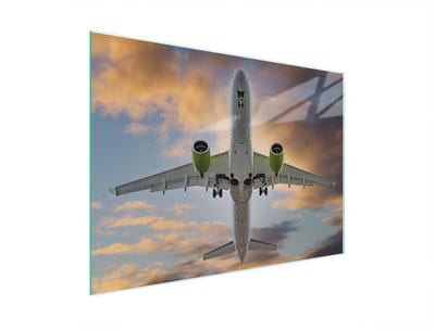 TMK ArtDeko - Snijplank van gehard glas - 30x22 cm - Antislip - UV-druk