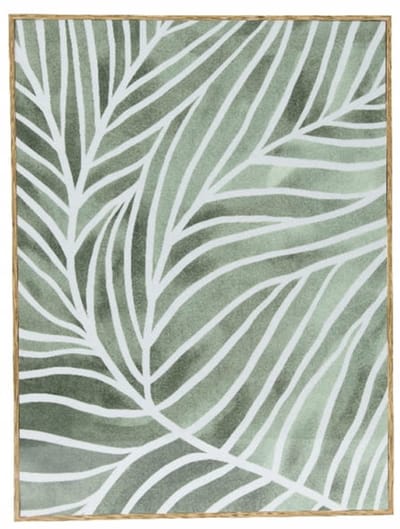 Kaemingk Serie - Schilderij - Groen Tinten - 30x40cm - MDF Lijst