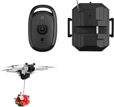 Airdrop systeem met hoge laadcapaciteit, cargo drop apparaat en drone draagoplossing voor bruiloften, detectie en reddingsoperaties, geschikt voor de meeste drones