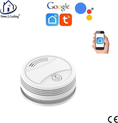 WiFi rook-detector met bediening via APP en kan werken met spraakgestuurde apps.. T-2023