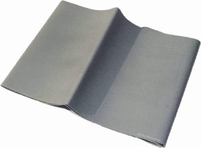 Stof reparatie - Opstrijkbare patch - Kleding herstellen - Zonder naaien - 12 x 45 cm - Grijs