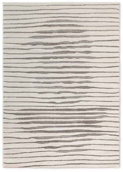 Japandi vloerkleed - Ridge Lin crème 80x150