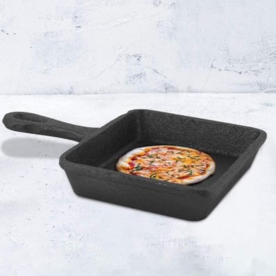 Koekenpan Mini - Omeletpan Koekenpan - Ontbijt Bakken - Anti-aanbaklaag - 12.5 cm - Zwart