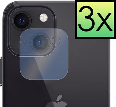 Camera Lens Protector - 3 Stuks - Geschikt voor Apple iPhone 15 - Camera Screenprotector - Beschermglas - Gehard Glas - Tempered Glass - Screen Protector