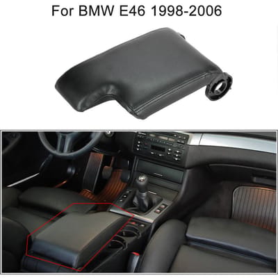 Kit de remplacement de couverture d'accoudoir de Console centrale de voiture pour BMW E46 1998-2006 gray