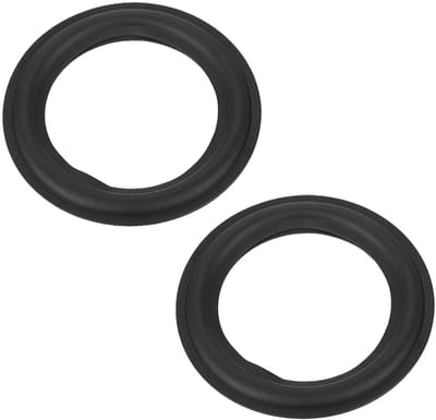 VT Goods - Luidsprekerbezel - Vervangend schuim - Duurzaam en effectief - Zwart - Rubber ring - Geschikt voor subwoofer - 10,2 cm