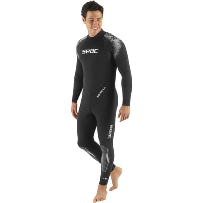Seacsub M.lungo Cover 5 Mm Freediving Wetsuit Zwart 3XL Man