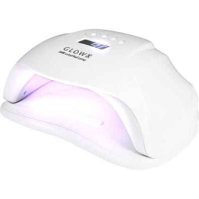 UV LED Glow X Nagellamp 54W Wit – Professionele Dual LED Lamp voor Manicure met Timer, Lage Warmtestand en Sensor