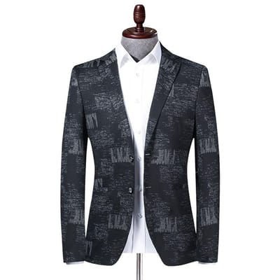 Lente en Herfst Dun Herenpak Koreaanse Stijl Slim Jeugd Stretch Klein Pak Trendy Casual Enkel Westelijk Heren 4XL