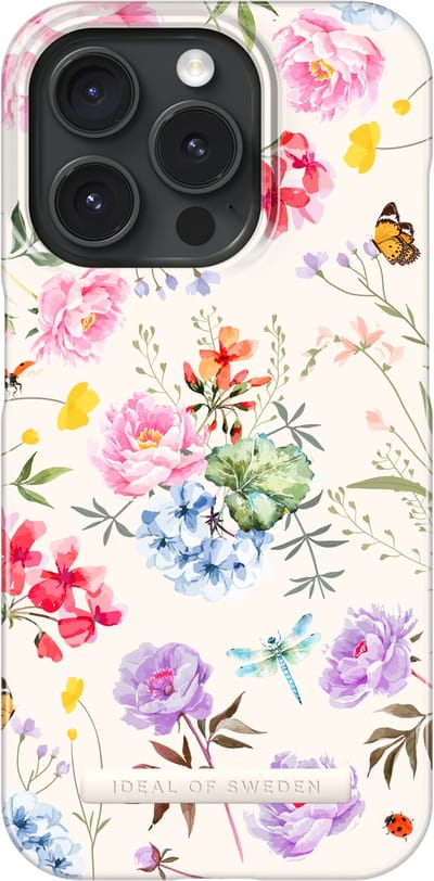 iDeal of Sweden Printed Case geschikt voor Apple iPhone 15 Pro Flower Forever