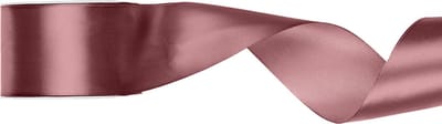 Satijn lint 50mm breed donker dusty roze, rol 25 meter - hobbylint - sierlint - cadeaulint - satin ribbon