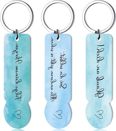 3 Stuks RVS Sleutels voor Winkelwagentjes, Afneembare Mandopener, Inspirerende Metalen Geschenken voor Collega's, Studenten en Vrienden
