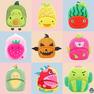 Jumada's - Zoetste Aardbei Rugzak voor Peuters/Kleuters - Jongens & Meisjes - 6 Liter - 0-4 Jaar - Fruit/Plant Motief - Peuterspeelzaal/Opvang/BSO/Gym/Speelzaal - Baby Backpack/Schooltas - Rood/Roze - Kinderrugzak