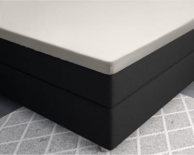 Primaviera DeLuxe Hoeslaken Topper Satijn Crème - 180 x 200 cm + 15 cm hoekhoogte