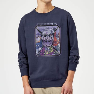 Transformers Decepticons Sweatshirt - Navy - L
