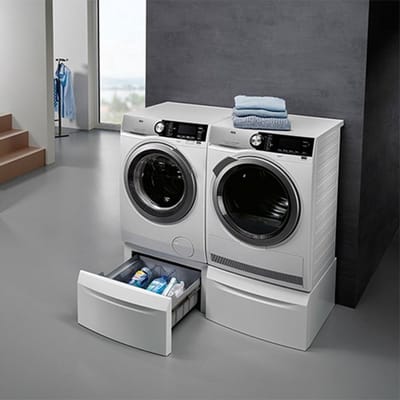 Aeg N1Wyhpe1 - Wasmachine-onderhoud - Onderbouwsokkel Voor Was-/Droogautomaat Wit