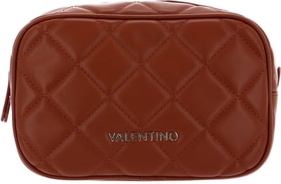 VALENTINO Toilettas Ocarina Cosmetic Case Cuoio Bruine