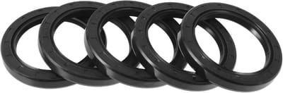 Dubbele Lip Olieafdichting 52x70x9mm met Roterende Veerstalen Afdichtingsring - Rubber NBR voor Hoge Druk - 5 Stuks voor Betrouwbare Sluiting en Duurzaamheid