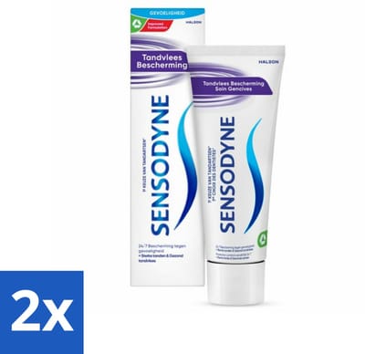 2 x Sensodyne Tandpasta Gum Protection 75 ml - Gevoelige Tanden - Tandvleesbescherming - Tandpasta - Gevoeligheid - Tandpasta Voor Gevoelige Tanden