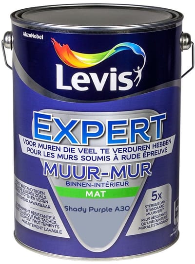 Levis - Expert Muur Binnen Mix - Shady Purple A30 - Mengverf - 5 L