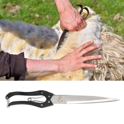 Handschaar voor Schaap Geit Paard Konijn Huisdier Knippen Haar Wol Alleen voor Algemeen gebruik Verlengde Schaar(type 3) beige