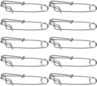 ONF3 - RVS Longline Snap Clips - 10 Stuks - 2.6X100mm - Langlijnvisserij - Duurzaam en Sterk - Geschikt voor Vissers - Kleur: Zilver
