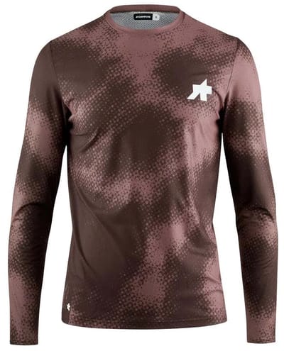 Assos Tactica T5 T-shirt Met Lange Mouwen Bruin XL Man
