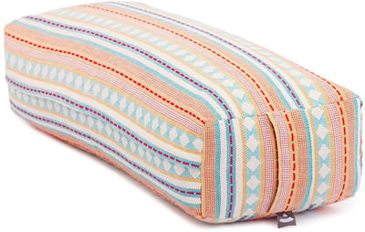 Dailygoods - Salamba Bolster Hoekig Yogakussen met Biologische Speltvulling