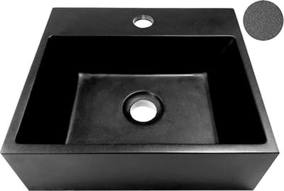 Sanifun wastafel Nero 335 x 290 x 115