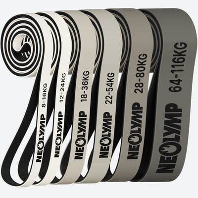 NEOLYMP Resistance Bands Set – 6 Weerstandsniveaus - Weerstandsbanden voor de training