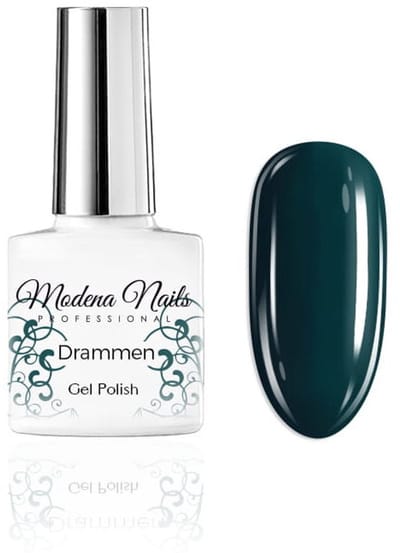 Modena Nails Gellak Autumn/Winter - Drammen 7,3ml. - Donkergroen - Glanzend - Gel nagellak - Gel nagellak