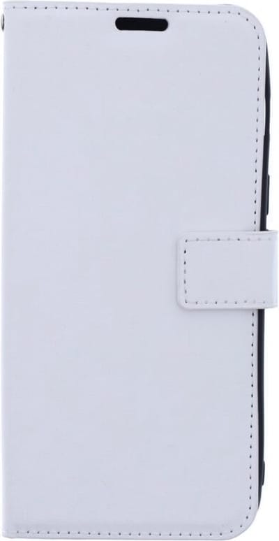LuxeBass Boekhoesje geschikt voor OnePlus Nord 2 5G - Wit - telefoonhoes - gsm hoes - telefoonhoesjes
