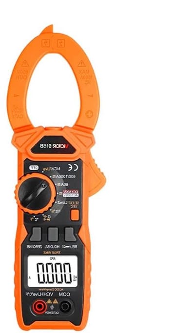 Digitale Multimeter Tang - Stroomtang Meter - Elektrische Metingen - True RMS Functie - 1500 V 1000 A - Zwart