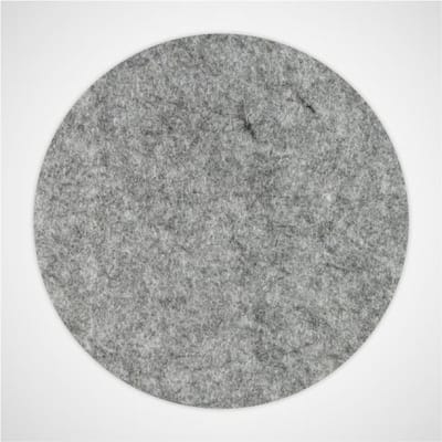 Vilt onderzetter - Rond - Gemeleerd grijs - 6 stuks - Ø 10 cm - Glas onderzetter - Cadeau - Woondecoratie - Woonkamer - Tafelbescherming - Onderzetters Voor Glazen - Keukenbenodigdheden - Woonaccessoires - Tafelaccessoires