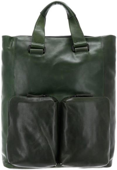 Leonhard Heyden Laptoprugzak / Werktas / Rugtas - 15 inch - Leer - Porto - Groen