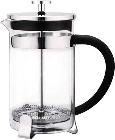 Koffiezetter - French press - Heerlijke koffie - Roestvrij staal - 6 kopjes - Zilver