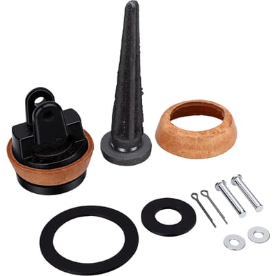 Kit de réparation de pompe à eau manuelle Type 75 Piston de rechange pour pompe à main avec joint en cuir Nez de pompe à main Rondelle de valve