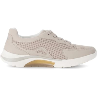 Gabor rollingsoft sensitive 66.923.13 - dames rollende wandelsneaker - Beige - maat 37 (EU) 4 (UK)