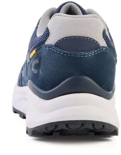camel active Sneaker van nubuck en textielmix met comfortabele zool - Maat menswear-43 - Marineblauw