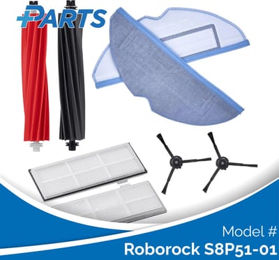Roborock S8P51-01 Onderhoudsset (Plus.Parts® alternatief voor 8.02.0211)