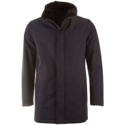 Paul & Shark Jack Car coat Save the Sea With Suede  Navy / male